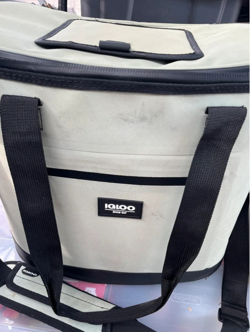 Large lunch bag cooler insulated bag